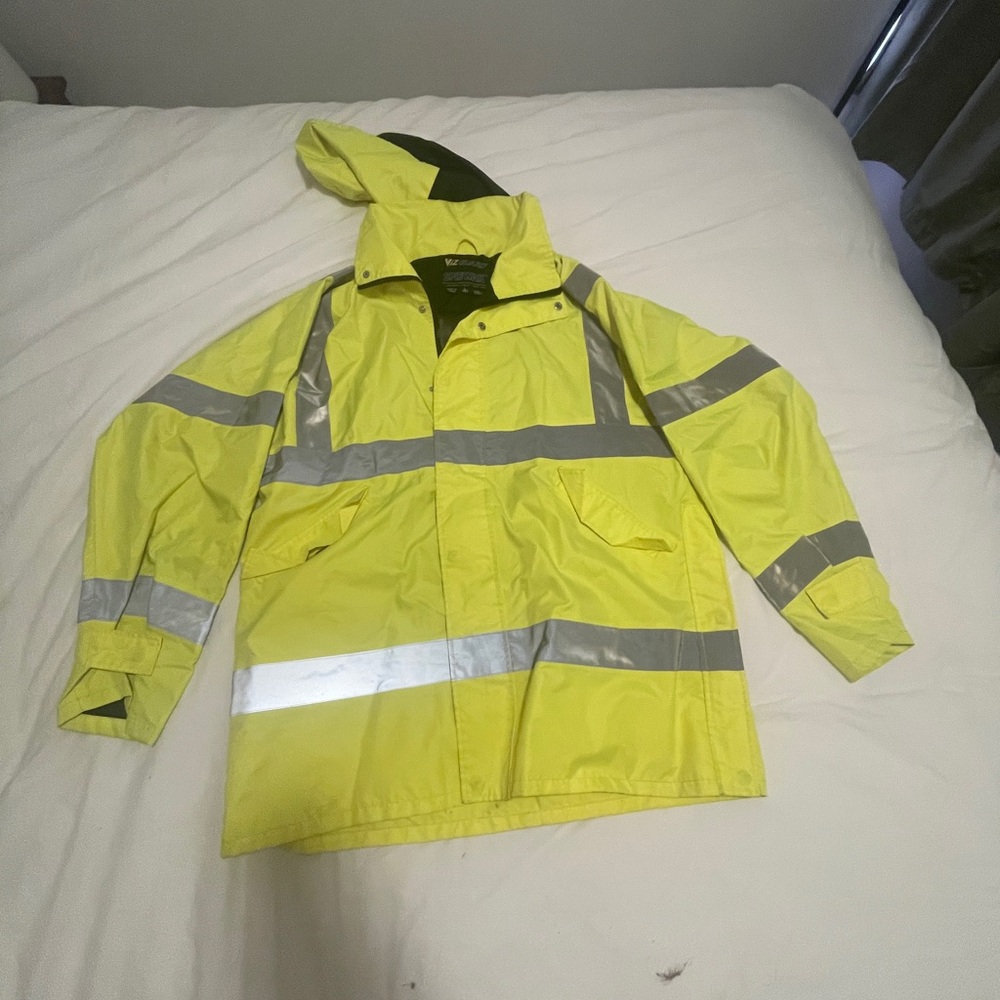 Spiewak Yellow and Silver Raincoat